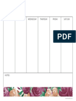 Weekly Planner Free Printable 3 PDF