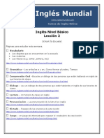 Inglés Básico 2 LECCIÓN PDF