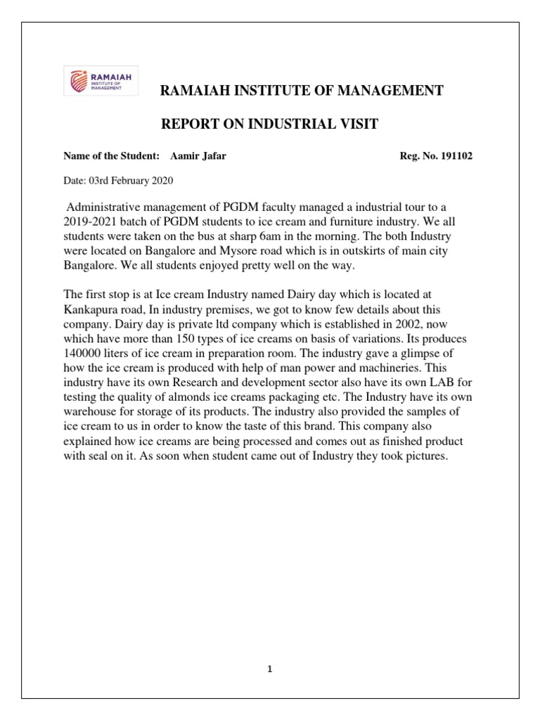 industrial-visit-report-format-pdf