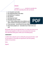 Friendship Contract PDF
