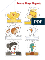 Animal Puppet Printable PDF