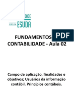 FUND DE CONTABILIDADE - Aula 02 PDF