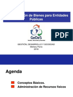 Administracion de bienes para entidades públicas