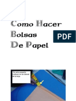 Como Hacer Bolsas de Papel