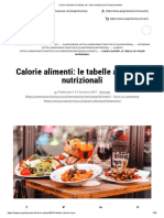 Calorie alimenti_ le tabelle ad i valori nutrizionali _ Project inVictus