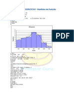 RESPOSTAS EXERCICIOS Medidas de Posicao