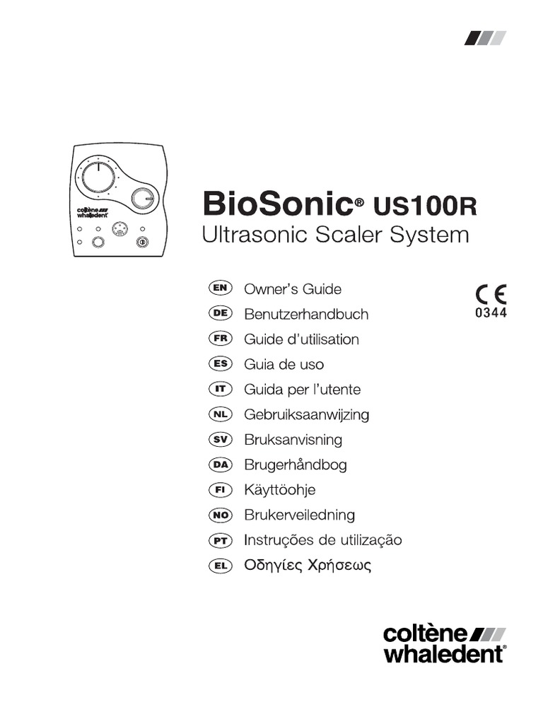 Biosonic US100 Ultrasonic Scaler - User Manual | PDF