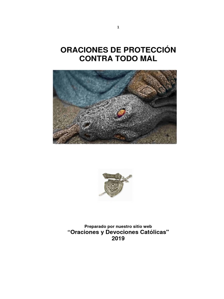 Oraciones de Proteccion Contra Todo Mal | PDF | Oración | Cristo (título)