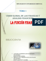 Tema 1 Vision Global de Las Finanzas y El Analisis Financiero 1