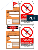 Tarjetas de Bloqueo Contratista