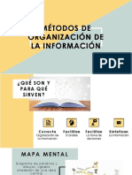 MÉTODOS DE ORGANIZACIÓN DE LA INFORMACIÓN