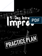 5-Day Intro To Improv Practice Plan PDF