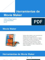Partes y Herramientas de Movie Maker