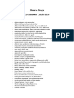 Surgery Glossary PDF