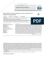 Electrocatalysts For Electrooxidation of Direct Alcohol Fuel Cell