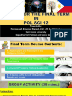 Topics For Final Term