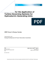 Ieee Guide For The Application of Turbine Governing Systems For PDF