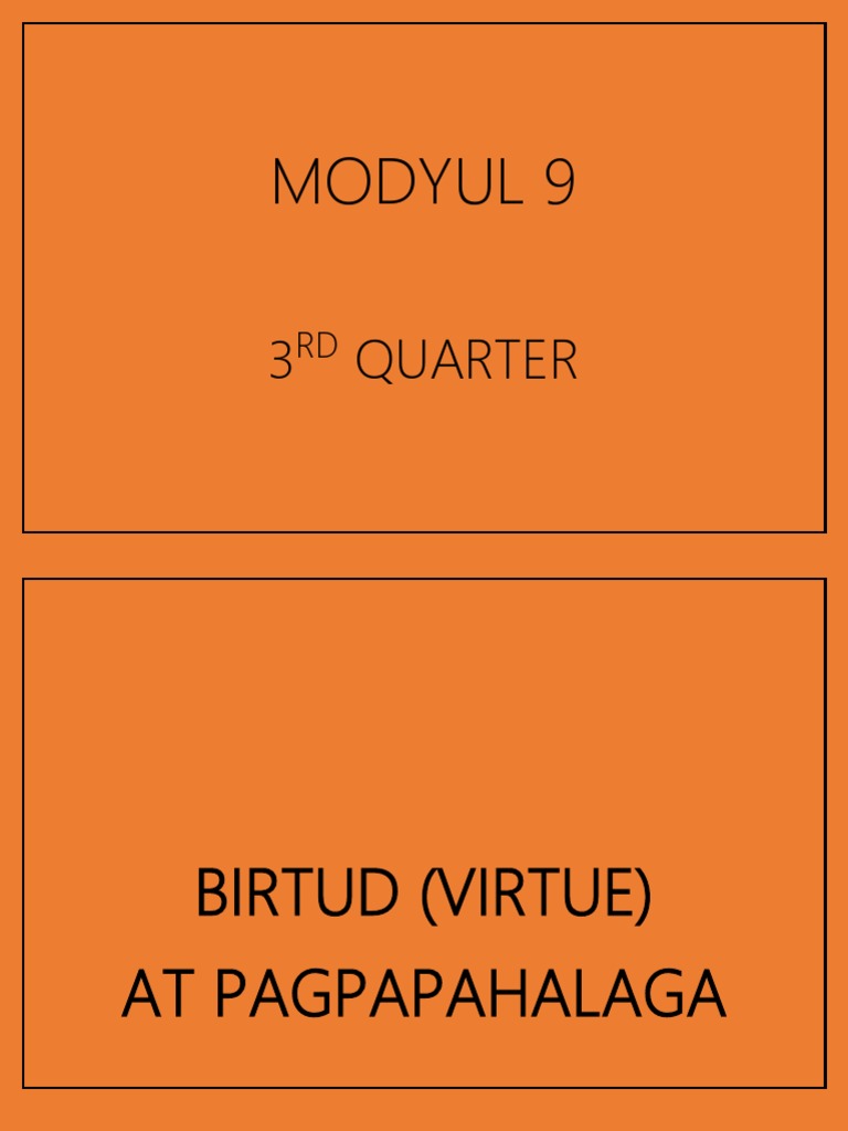 Modyul 9 Esp Grade 7 Level Pdf