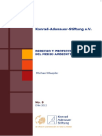 Derecho y Protección Del Medio Ambiente - KAS PDF