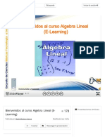 Bienvenidos al curso Algebra Lineal (E-Learning) - ppt descargar