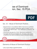 PCA Presentation - Abuse of Dominance 2