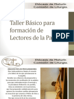 Taller Básico Lectores - Liturgia