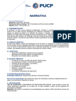 Syllabus Narrativa Febrero 2020