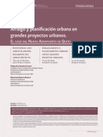 Arraigo y Planificación Urbana en Grandes Proyectos Urbanos
