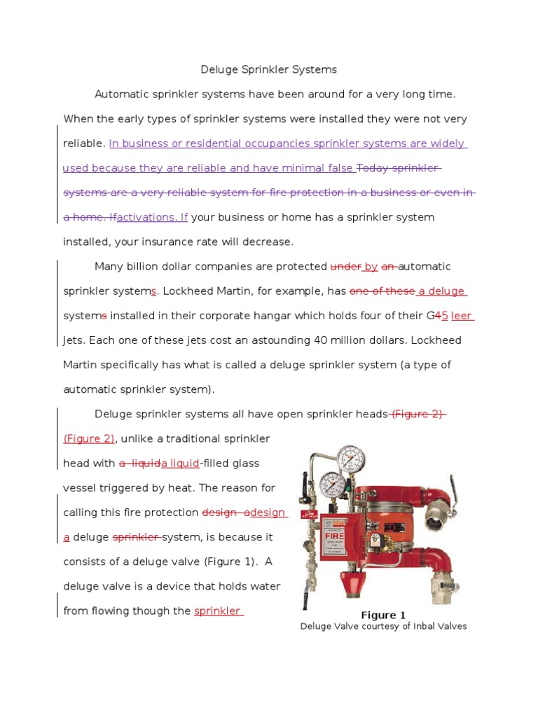 Deluge Sprinkler Systems | PDF | Fire Sprinkler System | Firefighting