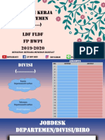 Program Kerja Departemen 2019-2020