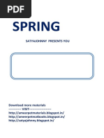 Spring Natraj Satya Best | PDF
