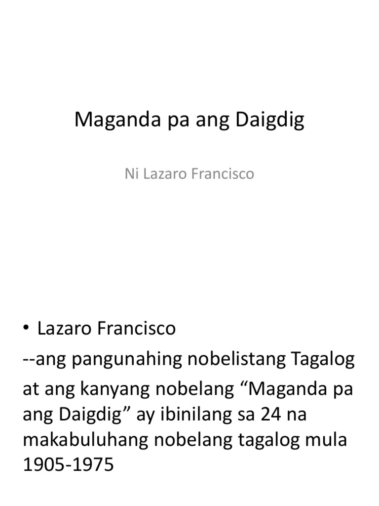 Maganda Pa Ang Daigdig PDF