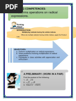 Multiplying Radicals