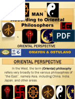 Man According To Oriental Philosophy