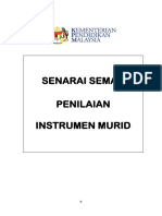 SENARAI SEMAK INSTRUMEN PENILAIAN MURID