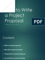 Jta How To Write A Project Proposal