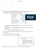 Administración Financiera v2 - Apalancamiento y Financiamiento A Corto Plazo Ejercicio