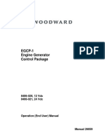 Woodward EGCP-1 Engine Generator Control Package 26059