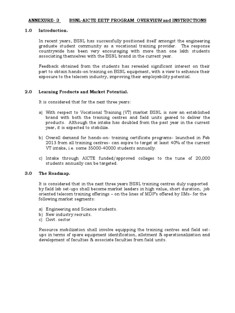 EETP - Overview and Instructions | PDF | Project Management ...
