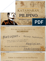 Ang Katamaran NG Mga Pilipino