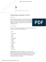 noobtuts - Programming Languages Overview