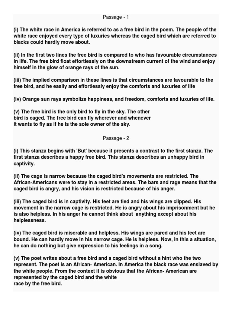 I Know Why The Caged Bird Sings PDF Slavery