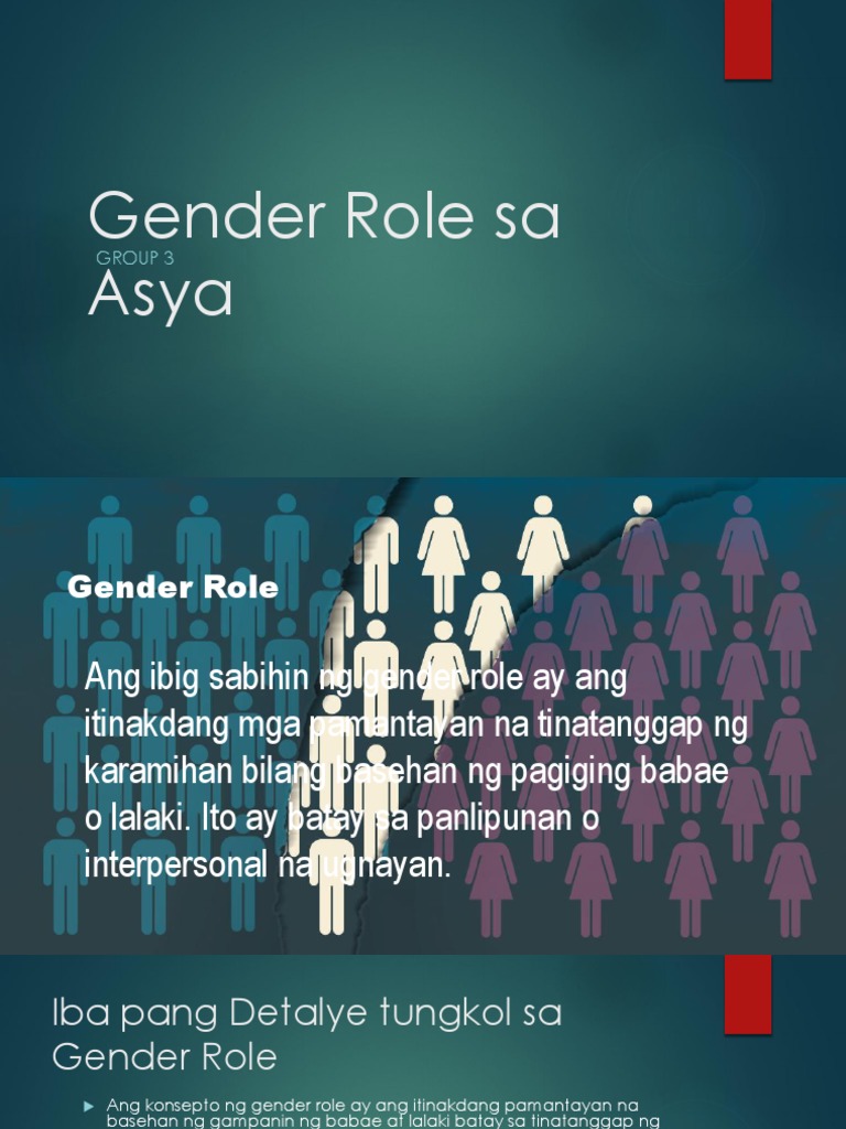 Gender Role Sa Asya Pdf