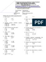 Soal Uas Kelas X Matematika