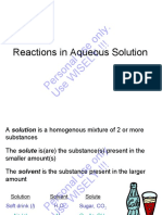 ITT CHNG CH 04 Reactions in Aqueous Solution PDF