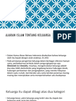 Ajaran Islam Tentang Keluarga