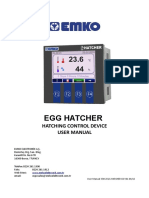 TFT LCD Display Incubator Controller EGGHATCHER 02 V01 0516