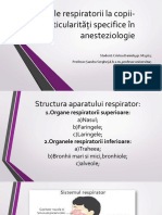 Căile Respiratorii La Copii Particularități Specifice În Anesteziologie