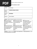 BSBHRM405 Support the Recruitment, Selection and Induction of Staff - Assessment 2.docx