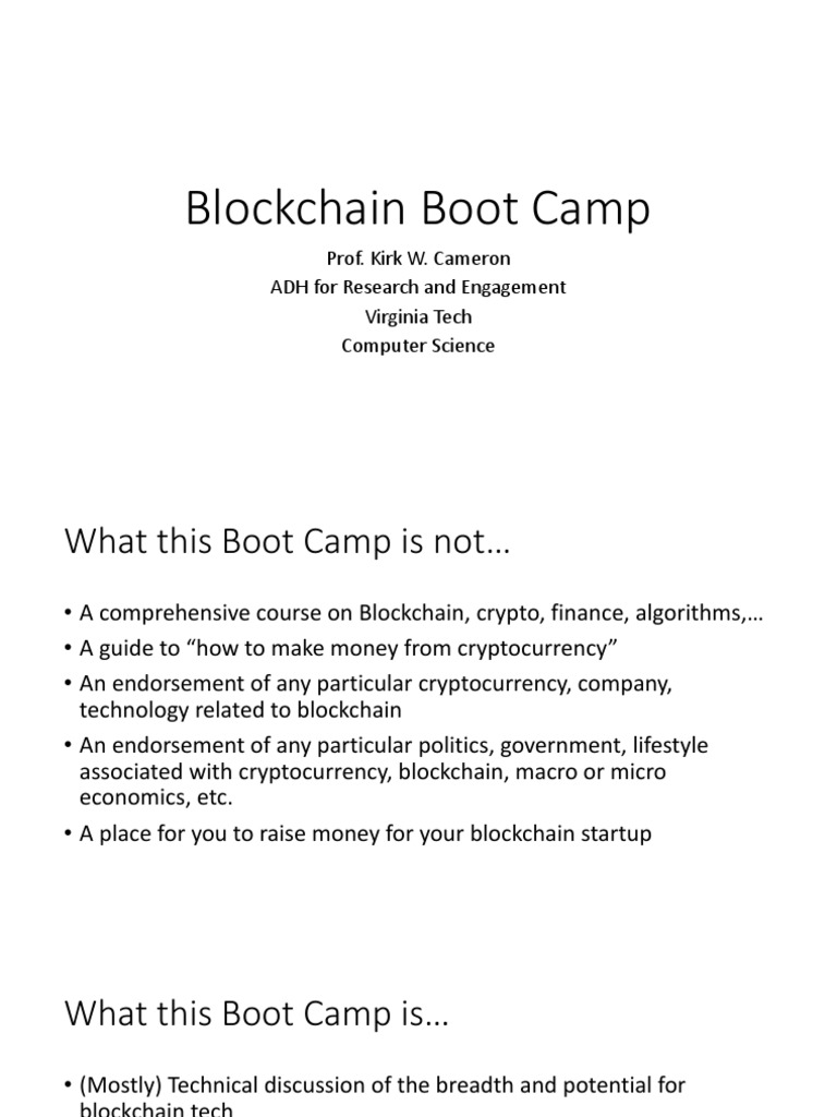 Intro To Blockchain Bootcamp 011820 PDF | PDF | Public Key Cryptography |  Key (Cryptography)